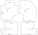 TOYOTA RAV4 2000-2003R. КИЛИМКИ ВЕЛЮРОВІ GOLD ГОЛУБА EKO  (17188414710) фото min 7