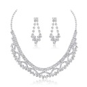 Серебряные свадебные украшения Ожерелье Серьги СВАДЬБА