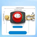 ГОЛОВНИЙ ВИКЛЮЧАТЕЛЬ СТРУМУ АКУМУЛЯТОРА 300A 12V 24V 48V ЗАПОБІЖНИК  (17879223597) фото min 6