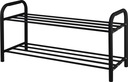ПОЛКА ДЛЯ ОБУВИ СТОЙКА ДЛЯ ОБУВИ ШКАФ-ОРГАНИЗАТОР ПОДСТАВКА ЧЕРНАЯ