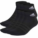 МУЖСКИЕ НОСКИ ADIDAS ИЗ ХЛОПКА, ЧЕРНЫЕ, 6 ПАКЕТ