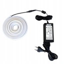 НАБОР НЕОНОВЫХ СВЕТОДИОДОВ 5м IP65 БЛОК ПИТАНИЯ Холодный Белый