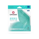 Маска защитная FFP2 OPHARM 3 шт. - БИРЮЗОВЫЙ.