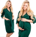 ХЛОПКОВЫЙ ЖЕНСКИЙ ХАЛАТ, ЗЕЛЕНЫЙ 4XL