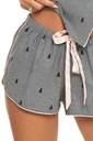 Moraj Стильная женская пижама с короткими шортиками и топом на молнии 4500-005 S