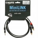KLOTZ Кабель MINI JACK 3,5 / 2x RCA Cinch 6м