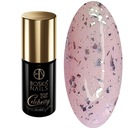 DIVINE NAILS TOP CELEBRITY SILVER TOP NO WIPE С КУСОЧКАМИ СЕРЕБРЯНОЙ ФОЛЬГИ 6мл