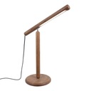 Stojacia/stolová LED lampa Tenes dub olejovaný na orech Dĺžka/výška 128 cm