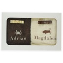 2x БАННОЕ ПОЛОТЕНЦЕ В КОРОБКЕ + ЗОДИАК И ИМЯ