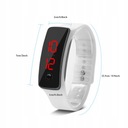 Cyfrowy Zegarek Sportowy LED na rękę Wodoszczelność 30m = WR30