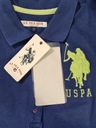 U.S POLO ASSN bavlna tričko polo tmavomodré logo S Odtieň námornícky modrý