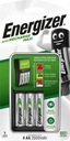 Energizer Maxi + зарядное устройство на 4 аккумулятора HR6 2000 мАч