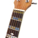 Наклейки с нотами для грифа электроакустической бас-гитары