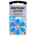 Батарейки для слуховых аппаратов RAYOVAC 675 60 шт.