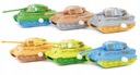 CIRCUIT TANK, ИГРУШКА С МОТОРОМ, РАЗНЫЕ ЦВЕТА, НАБОР ИЗ 6 ШТ.