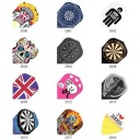 БОРОНЫ QUADRO 3шт перья для дротиков