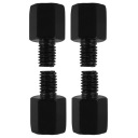 2 КОМПЛЕКТА ЧЕРНЫХ ADAPTEROW DO УСТАНОВКИ ЗЕРКАЛ МОТОЦИКЛЕТНЫХ ZE SRUBAMI DO РЕГУЛИРОВКИ ВЫСОТЫ  фото 6