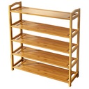 ПОЛКА ДЛЯ ОБУВИ 5-ЯРУСНЫЙ БАМБУКОВЫЙ ОРГАНАЙЗЕР ДЛЯ ОБУВИ