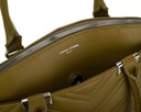 Veľká polkruhová dámska kabelka s prešívaným vzorom David Jones Veľkosť veľká (veľkosť A4)