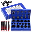 НАБОР МАСЛОСТОЙКИХ УПЛОТНИТЕЛЬНЫХ КОЛЬЦЕВ + КРЮЧКИ