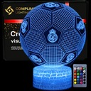 3D nočné svetlo led usb FC Real Madrid Futbal EAN (GTIN) 5906288050032