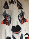 KTM SX SXF 07-10 DEKORACIJA GRAY Z ITALII OD CUBAMOTO  фото 5