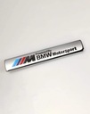 НАКЛЕЙКА ЭМБЛЕМА «POWERED BY BMW MOTORSPORT M POWER»