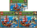 LEGO 21152 Бумажное руководство - Minecraft - Приключения пиратского корабля