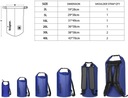 Unigear Dry Bag wodoodporna torba z kieszenią 20l Pojemność (litry) brak informacji