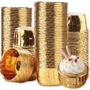 ЗОЛОТЫЕ ВЛОЖКИ ДЛЯ МАФФИНОВ БУМАЖНЫЕ ФОРМЫ ДЛЯ МАФФИНОВ 50x40 ЧАШЕК