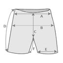 4f dámske športové krátke šortky roz.M Šírka pása 38 cm