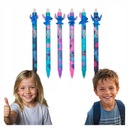 ZESTAW SZEŚĆ DŁUGOPISÓW STITCH WYMAZYWALNE NIEBIESKIE COLORINO COOLPACK