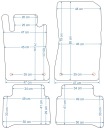MERCEDES CLS C219 2005-2010R. КИЛИМКИ ГРАФІТ GOLD  (13746529567) фото min 6