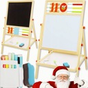 МАГНИТНАЯ ДОСКА 2 В 1, ДВУСТОРОННЯЯ ДЕТСКАЯ, НАБОР ДЛЯ СУХОГО СТИРАНИЯ