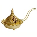 ЗОЛОТОЙ АРАБСКИЙ КАНДЕЛЯБР ДЛЯ СВЕЧ И ДЕКОРАТИВНЫЙ ФРАНЦУЗ