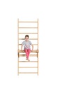 Деревянная гимнастическая лестница для детей, 200 см.