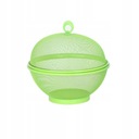 Сетчатая корзина для фруктов с дышащей крышкой.