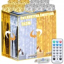 СВЕТОВАЯ ЗАВЕСА РОЖДЕСТВЕНСКИЕ ЕЛОЧНЫЕ ОГНИ 3Х3М ПЛОТНЫЕ СВЕТЫ 300LED