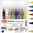 TOMA TO-402 Набор акриловых маркеров 2,5 мм, 8 цветов