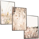 НАБОР РАМА A3x3 БОХО КАРТИНА СУХАЯ ТРАВА ЛУГ