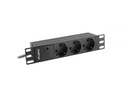 РАЗЪЕМ ПИТАНИЯ RACK PDU 10 ДЮЙМОВ, 10 А, 2 М 3XSCHUKO C14