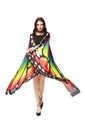 Женская накидка с крыльями бабочки, костюм для косплея, накидка из нержавеющей стали