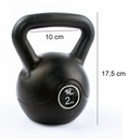 Вес АБС-пластика с шариком гантели для чайника с гирями для упражнений 2 кг
