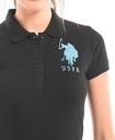 U.S. POLO ASSN bavlna polo tričko čierne logo XS Dominujúca farba čierna