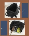 Jednoznaczne czarne plecaki męskie plecak Harajuku Zapięcie bigiel