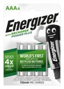 4 батарейки Energizer R03/AAA NiMH 1,2 В 700 мАч