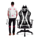 Игровое кресло Diablo X-Horn 2.0 Normal Size, черно-белое