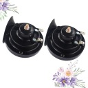 1PAIR NOIR CAR BELL HAUT-PARLEURS MOTOCYCLETTE SIMPLE TRWALE BEZPIECZENSTWOphoto 13