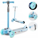 Трёхколесный самокат PIKO BLUE 3IN1 LED ДЕТСКИЙ