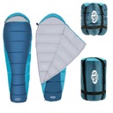 БОЛЬШОЙ ТУРИСТИЧЕСКИЙ СПАЛЬНЫЙ МЕШОК 220см ТЕПЛЫЙ СВЕТ МУМИЯ С КАПЮШОНОМ